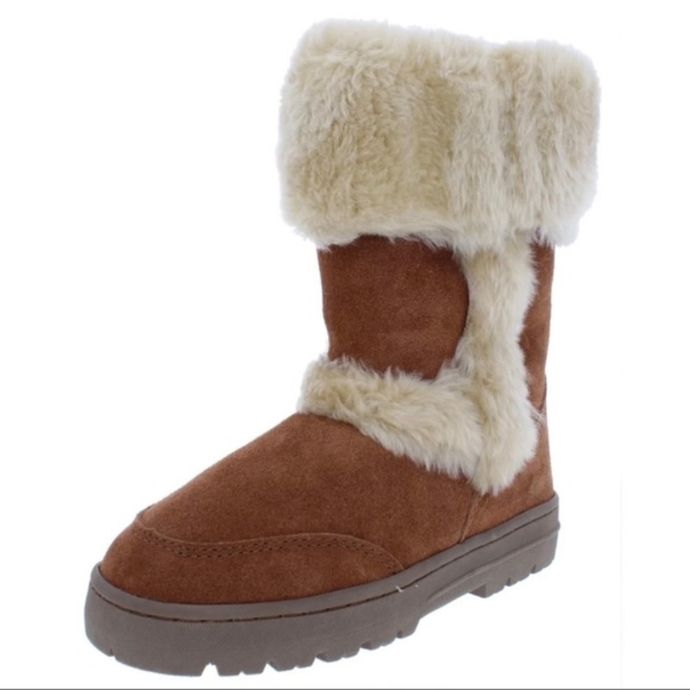 New Style & Co. Witty Suede Faux Fur Casual Boots​
